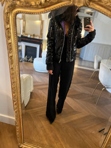 Noémie Lenoir Manteau à sequins Tsutsu