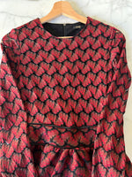 Charger l'image dans la galerie, Aurianne Sinacola - Maje robe bordeaux en dentelle
