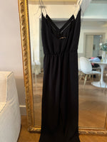 Charger l'image dans la galerie, Maje - Combinaison noire pantalon à bretelles
