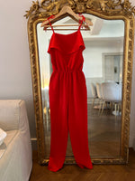 Charger l&#39;image dans la galerie, Combinaison pantalon Sézane rouge volant

