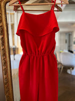 Charger l&#39;image dans la galerie, Combinaison pantalon Sézane rouge volant
