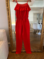 Charger l&#39;image dans la galerie, Combinaison pantalon Sézane rouge volant
