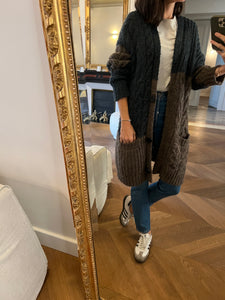 Noémie Lenoir Gilet long Isabel Marant étoile