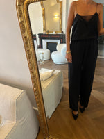 Charger l'image dans la galerie, Maje - Combinaison noire pantalon à bretelles
