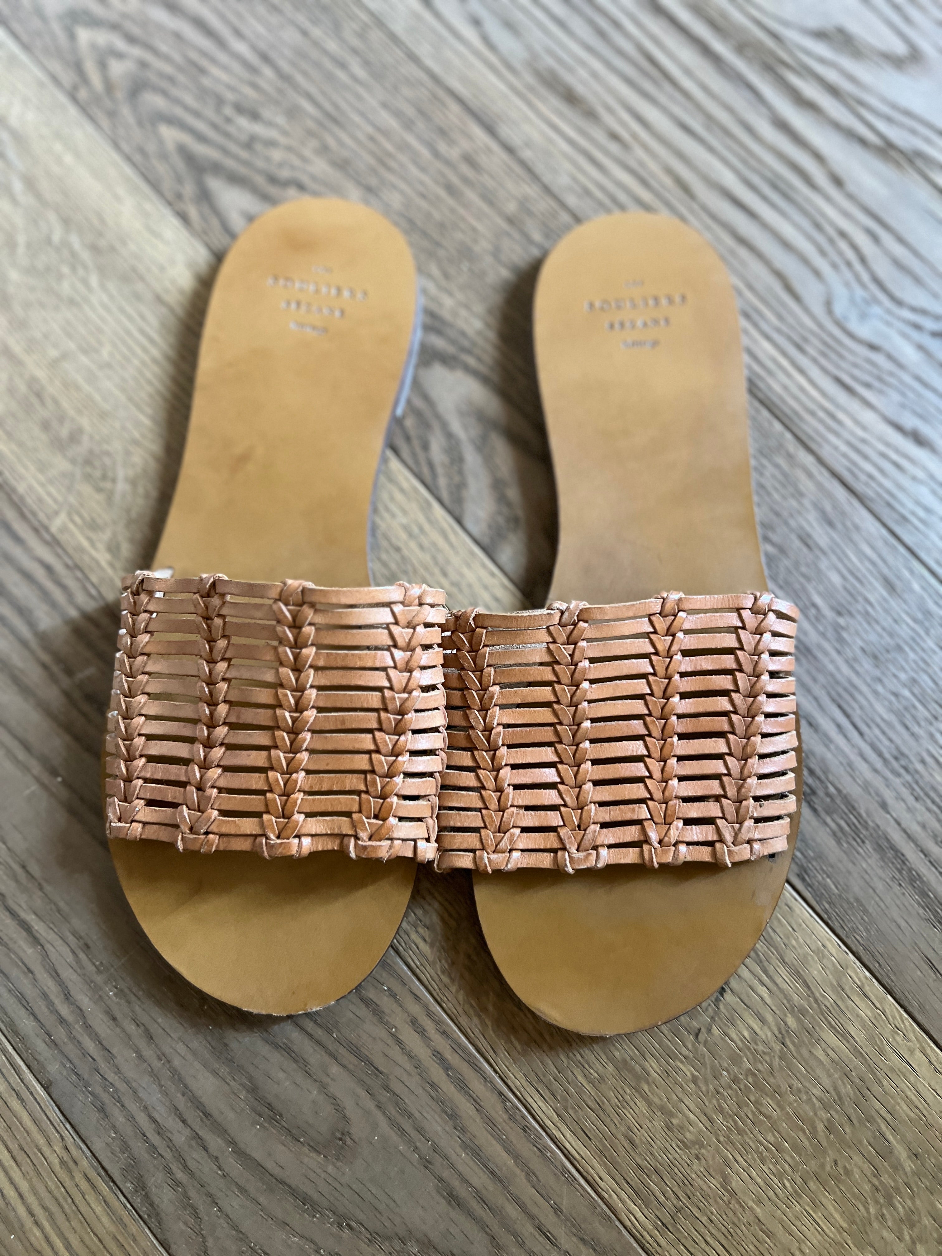 Sandales Sézane plates tressées