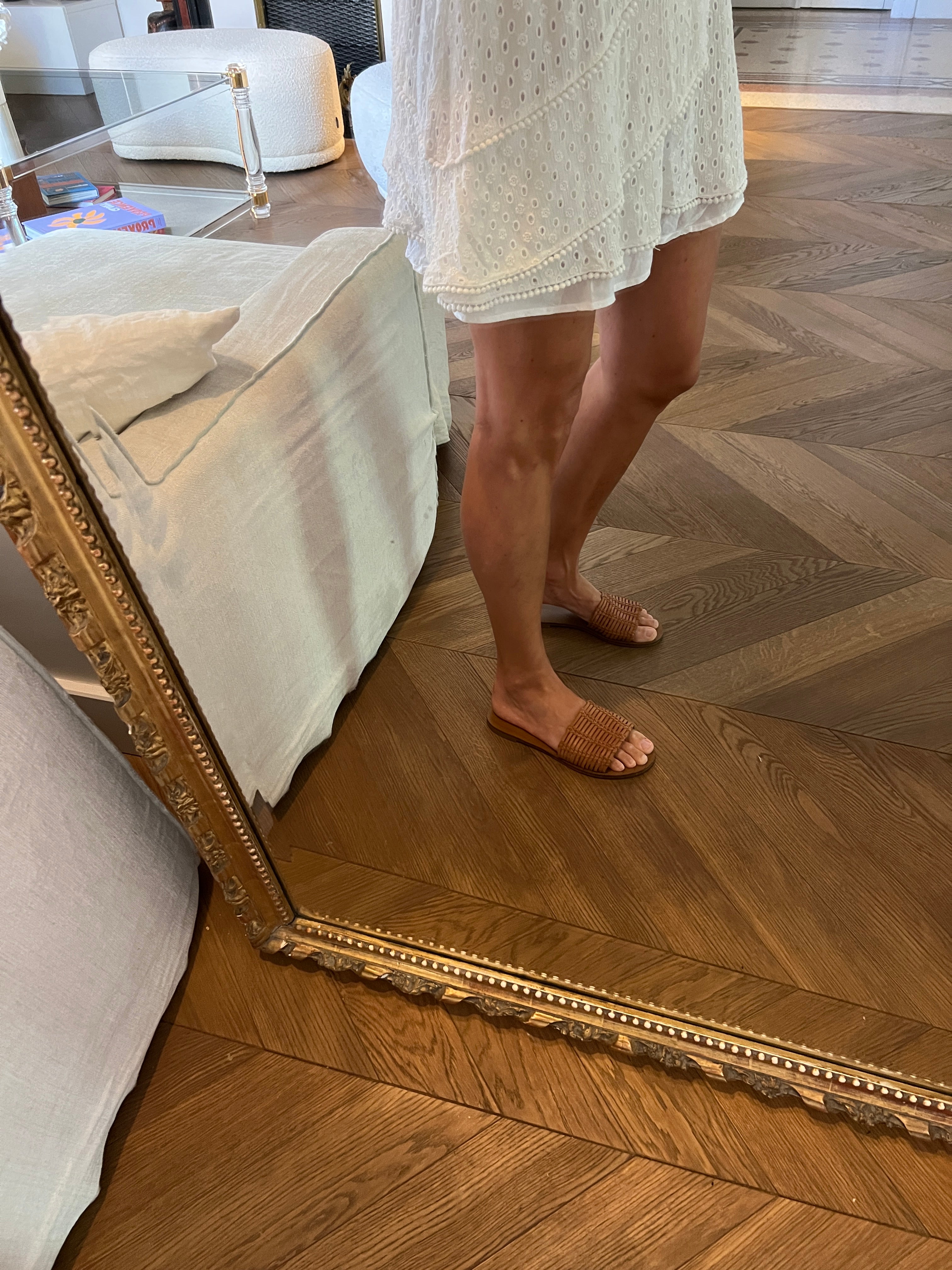 Sandales Sézane plates tressées