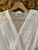 Charger l&#39;image dans la galerie, Robe Berenice brodée blanche
