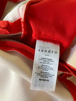 Charger l&#39;image dans la galerie, Robe courte Sandro rouge corail
