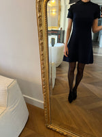 Charger l'image dans la galerie, Aurianne Sinacola - Sandro Robe bleu marine col froufrou
