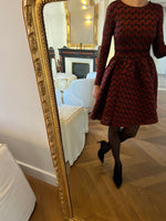 Charger l'image dans la galerie, Aurianne Sinacola - Maje robe bordeaux en dentelle
