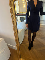 Charger l'image dans la galerie, Aurianne Sinacola - Peace&amp;Love robe bleu nuit
