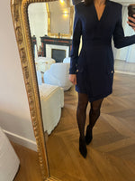 Charger l'image dans la galerie, Aurianne Sinacola - Peace&amp;Love robe bleu nuit
