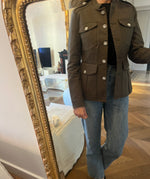 Charger l'image dans la galerie, Aurianne Sinacola -  Morgan Veste kaki boutons diamants
