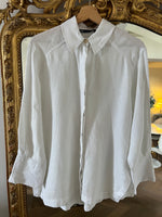 Charger l'image dans la galerie, Zara - Chemise en lin blanche
