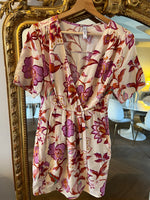 Charger l'image dans la galerie, Mango - Robe beige rose et violet
