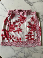 Charger l'image dans la galerie, Zara - Jupe blanche à motifs roses
