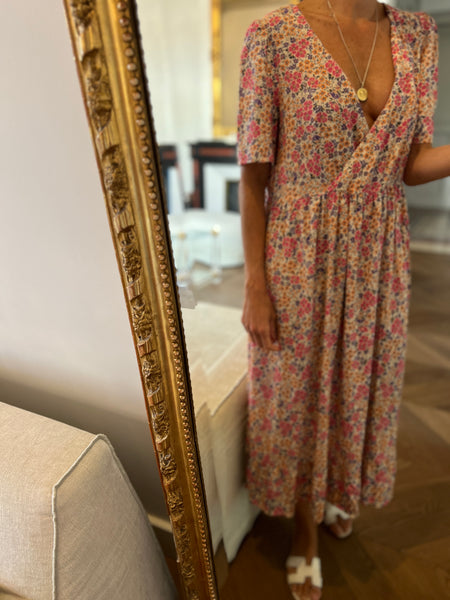 Robe longue Balzac Paris à fleurs