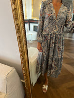 Charger l&#39;image dans la galerie, Robe Zara longue fluide bleue
