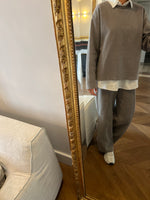 Charger l'image dans la galerie, Zara - Ensemble pantalon pull gris sportwear
