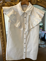 Charger l&#39;image dans la galerie, Robe Zara en jean blanc
