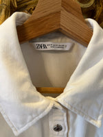 Charger l&#39;image dans la galerie, Robe Zara en jean blanc
