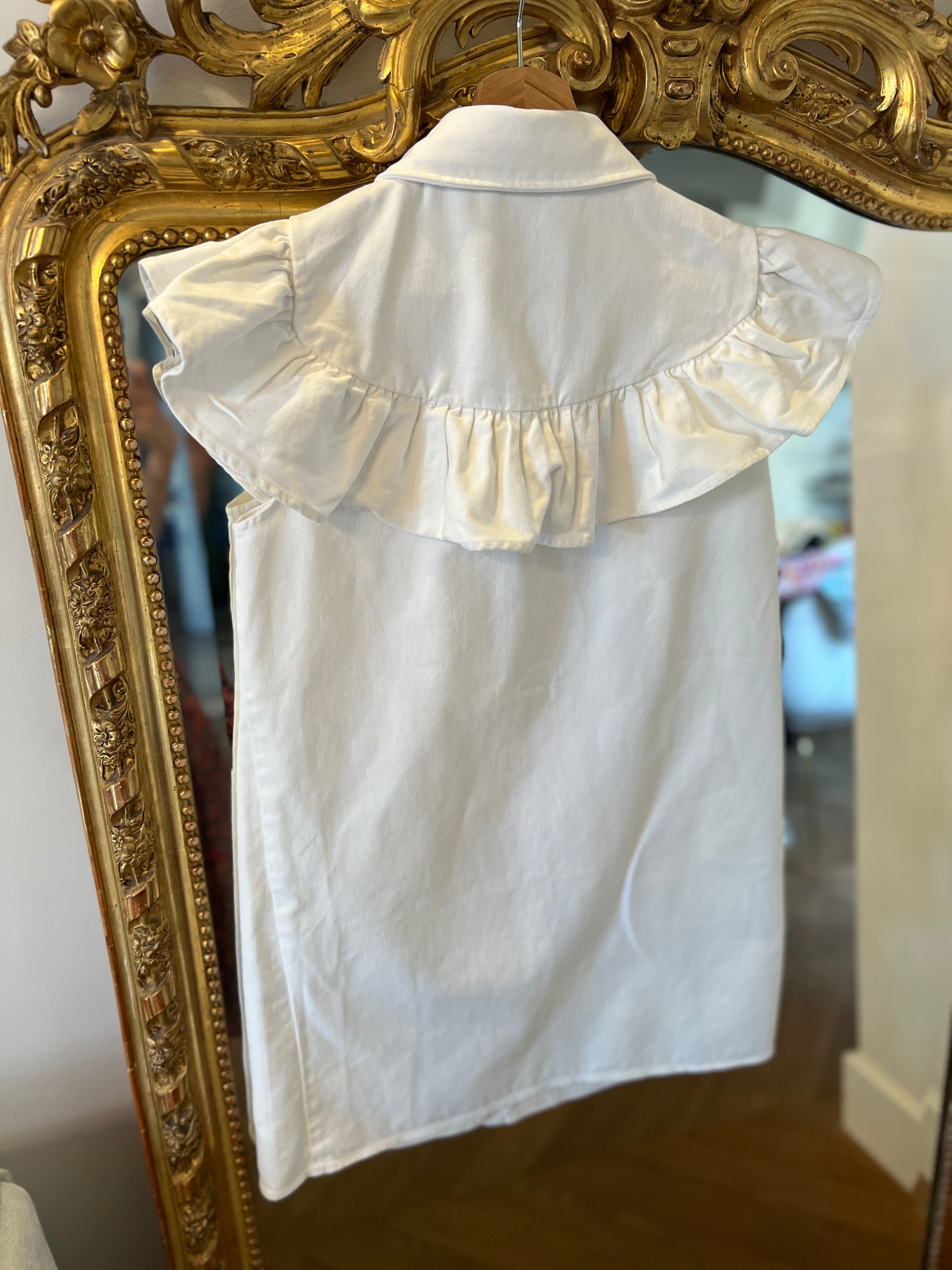 Robe Zara en jean blanc