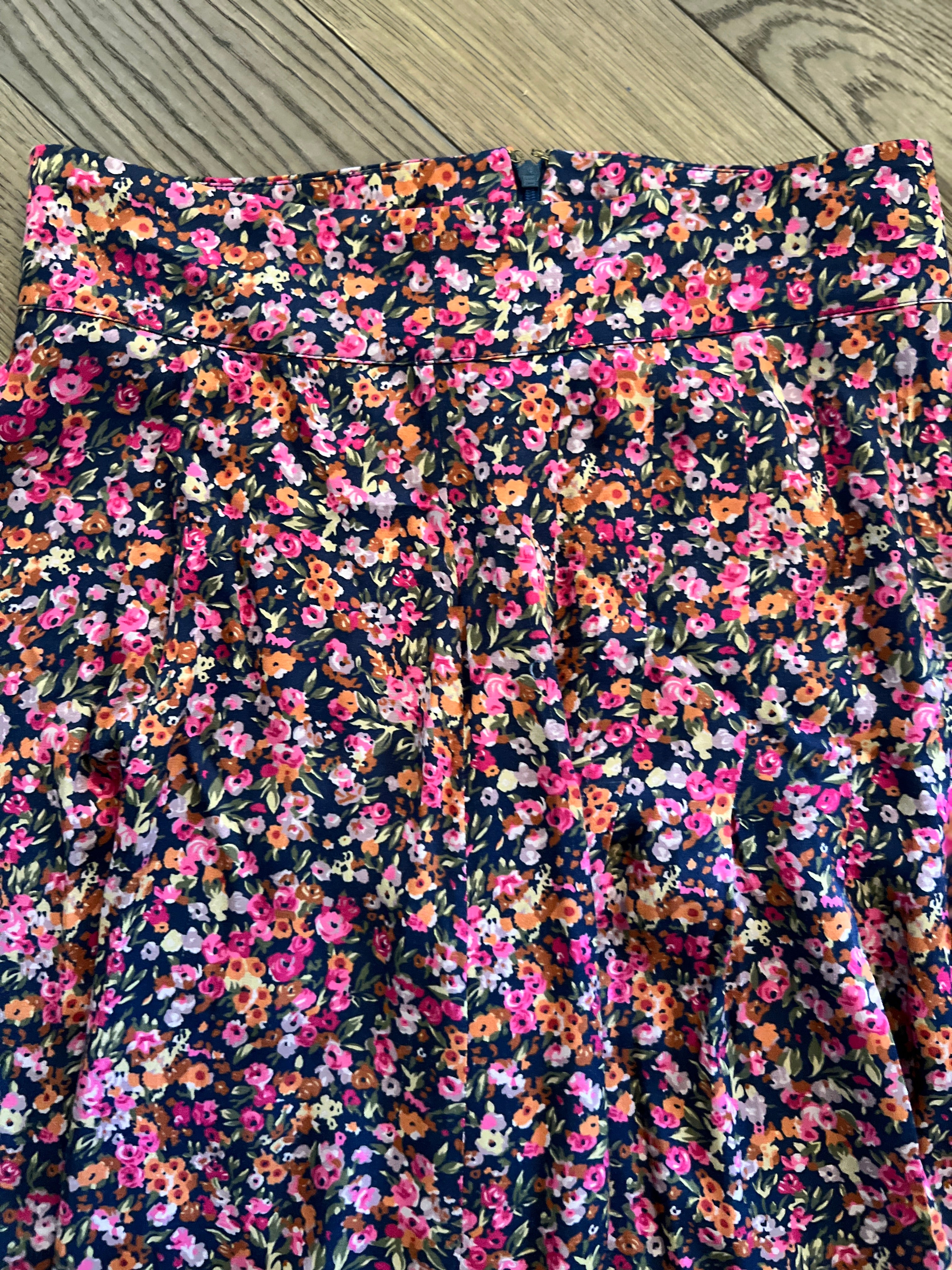 Jupe Sézane satinée à fleurs