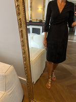 Charger l'image dans la galerie, Ba&amp;sh - Robe noire longue copper
