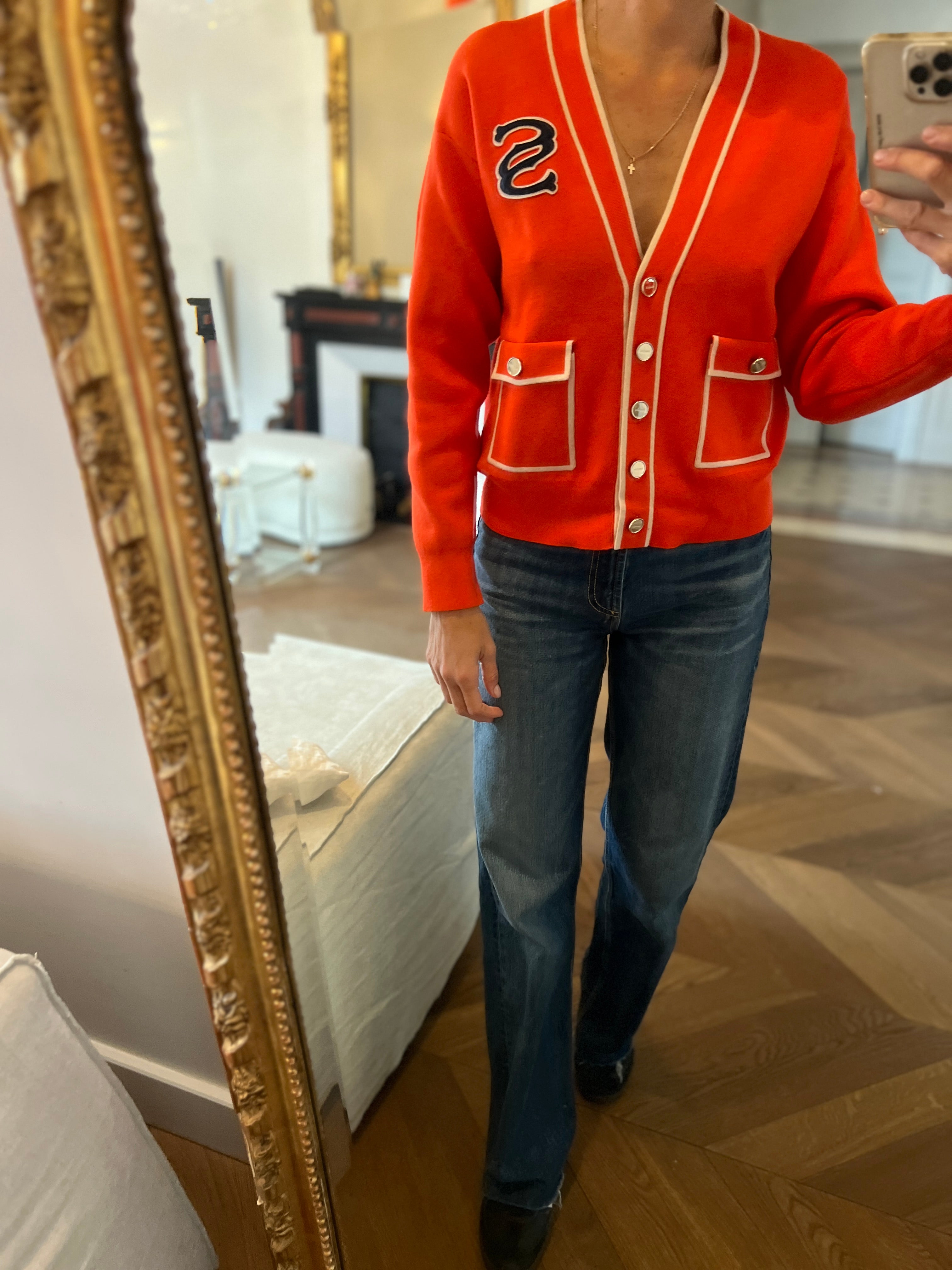 Sandro - Gilet orange S