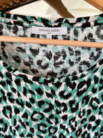 Charger l&#39;image dans la galerie, T shirt Gérard Darel Leopard vert
