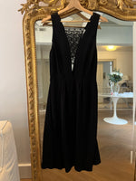 Charger l'image dans la galerie, Sandro  - Robe longue noire dentelle

