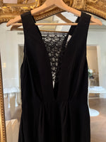 Charger l'image dans la galerie, Sandro  - Robe longue noire dentelle
