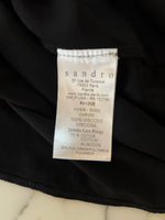 Charger l'image dans la galerie, Sandro  - Robe longue noire dentelle
