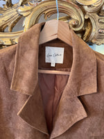 Charger l&#39;image dans la galerie, Easy Clothes - Veste en daim marron

