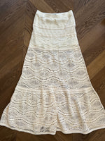 Charger l&#39;image dans la galerie, Jupe D.Exterior à crochet blanche
