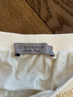 Charger l&#39;image dans la galerie, Jupe D.Exterior à crochet blanche
