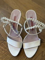 Charger l'image dans la galerie, Sandales à talons Norma J. Baker blanches
