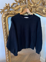 Charger l&#39;image dans la galerie, Zara - Pull noir col rond
