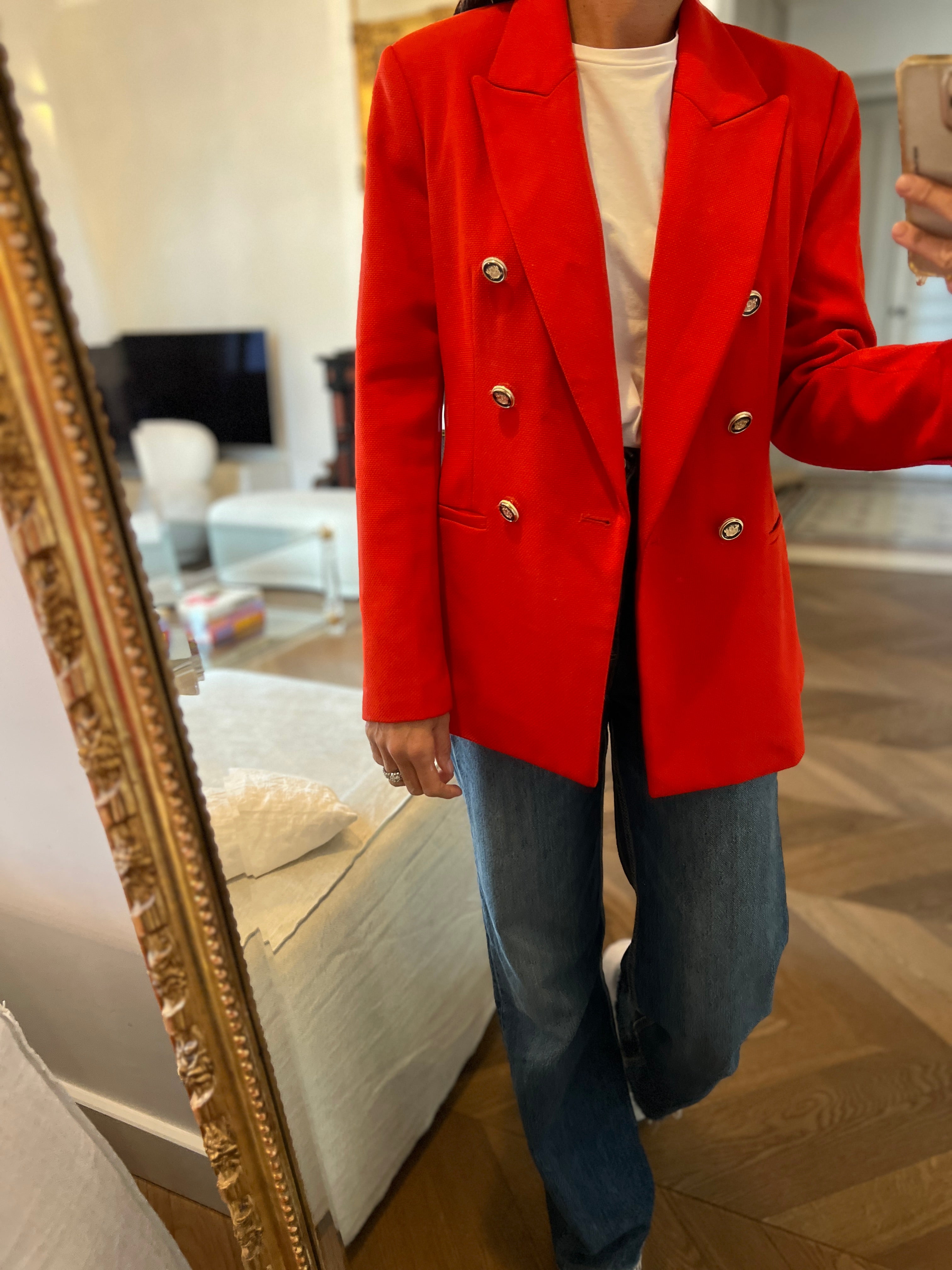 Zara - Blazer rouge