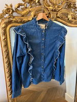 Charger l&#39;image dans la galerie, Leon Harper - Chemise en jean col montant
