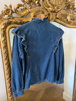 Charger l&#39;image dans la galerie, Leon Harper - Chemise en jean col montant
