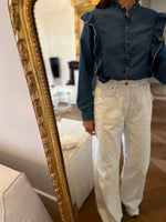 Charger l&#39;image dans la galerie, Leon Harper - Chemise en jean col montant
