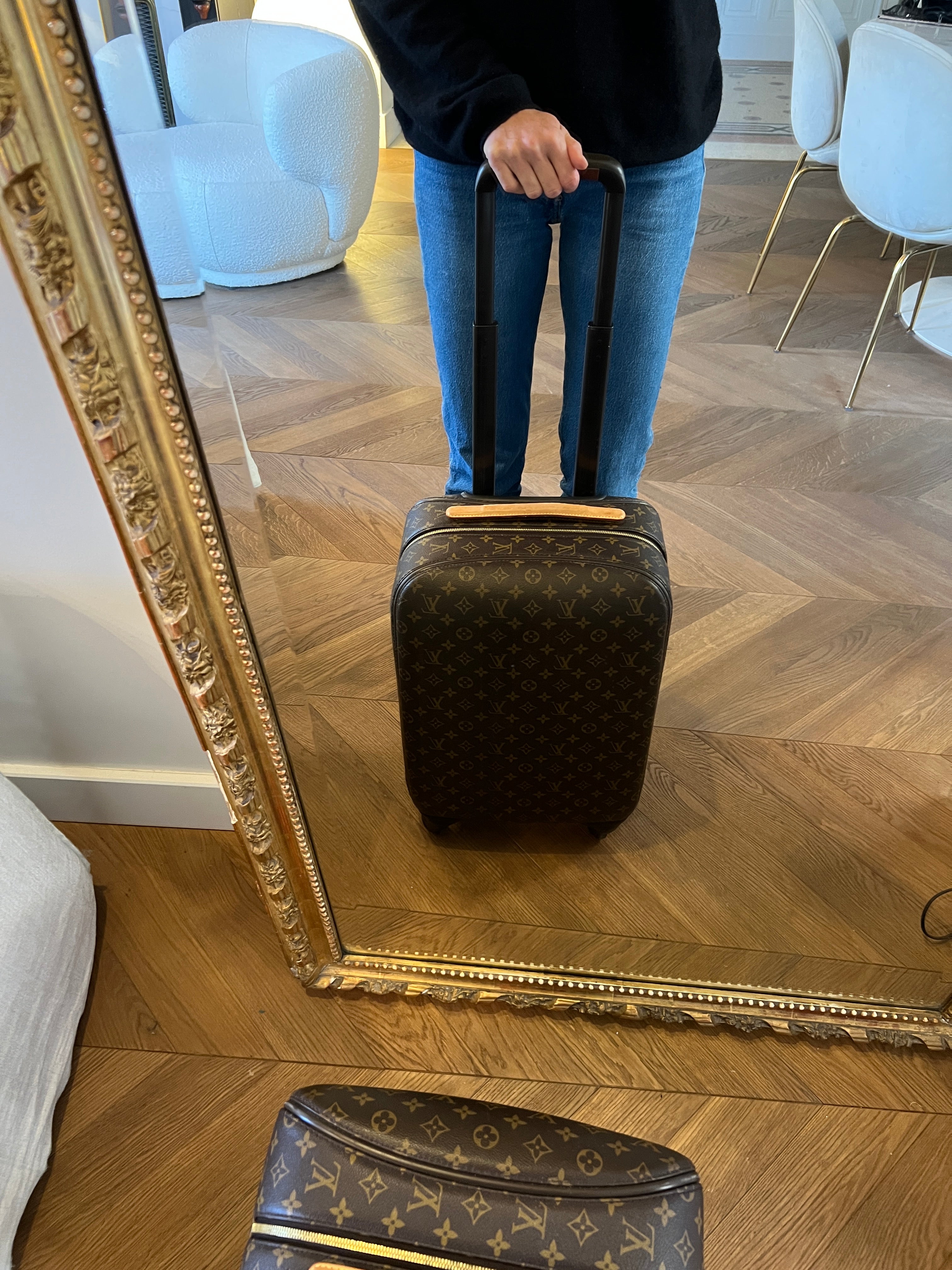 Noémie Lenoir Valise cabine Louis Vuitton 50