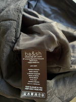 Charger l&#39;image dans la galerie, Ba&amp;sh - Jupe noire matelassée fermeture éclair
