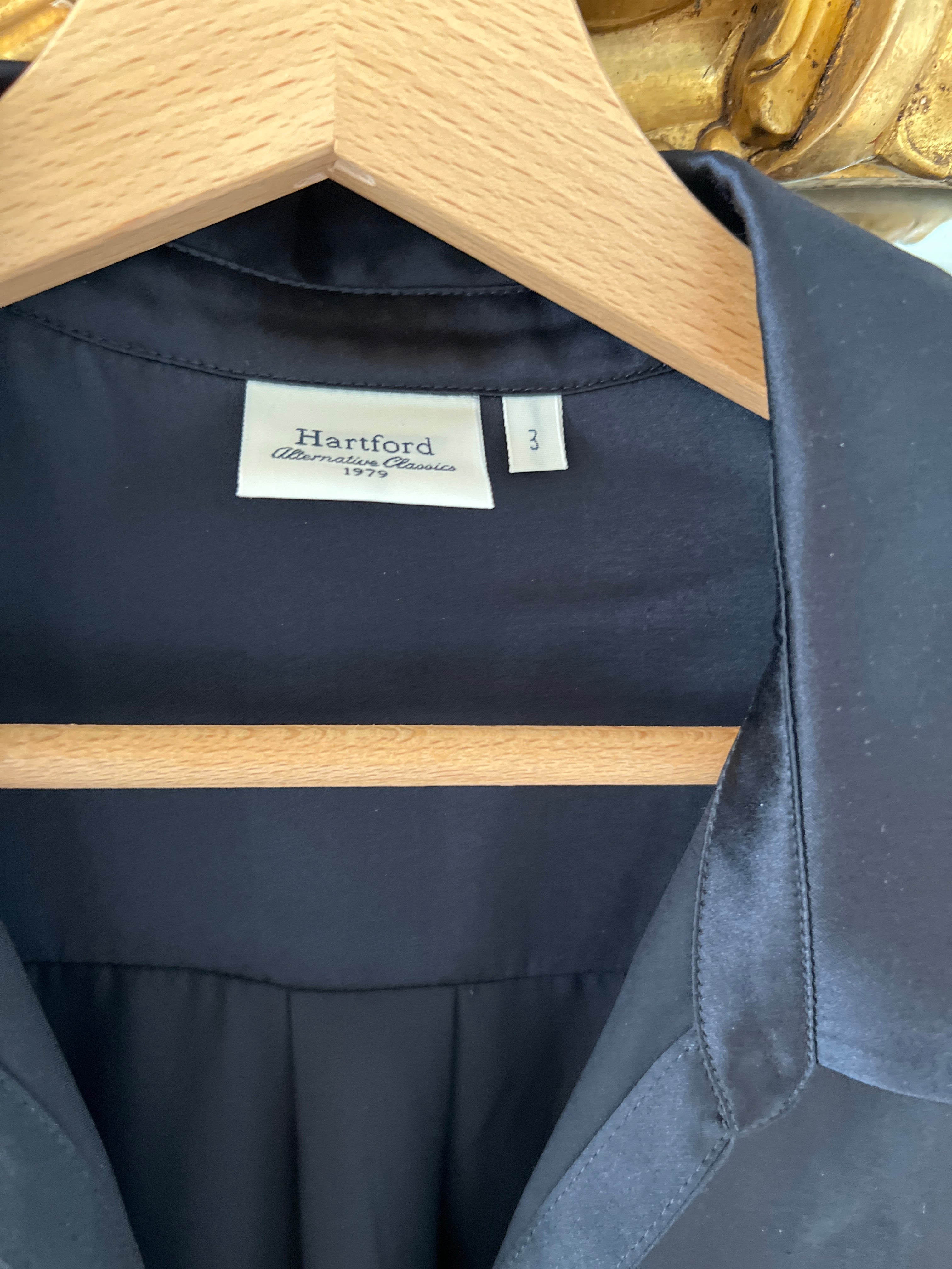 Robe Hartford en soie noire