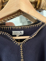 Charger l'image dans la galerie, Soeur - Blouse ardoise à franges
