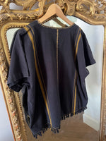 Charger l'image dans la galerie, Soeur - Blouse ardoise à franges
