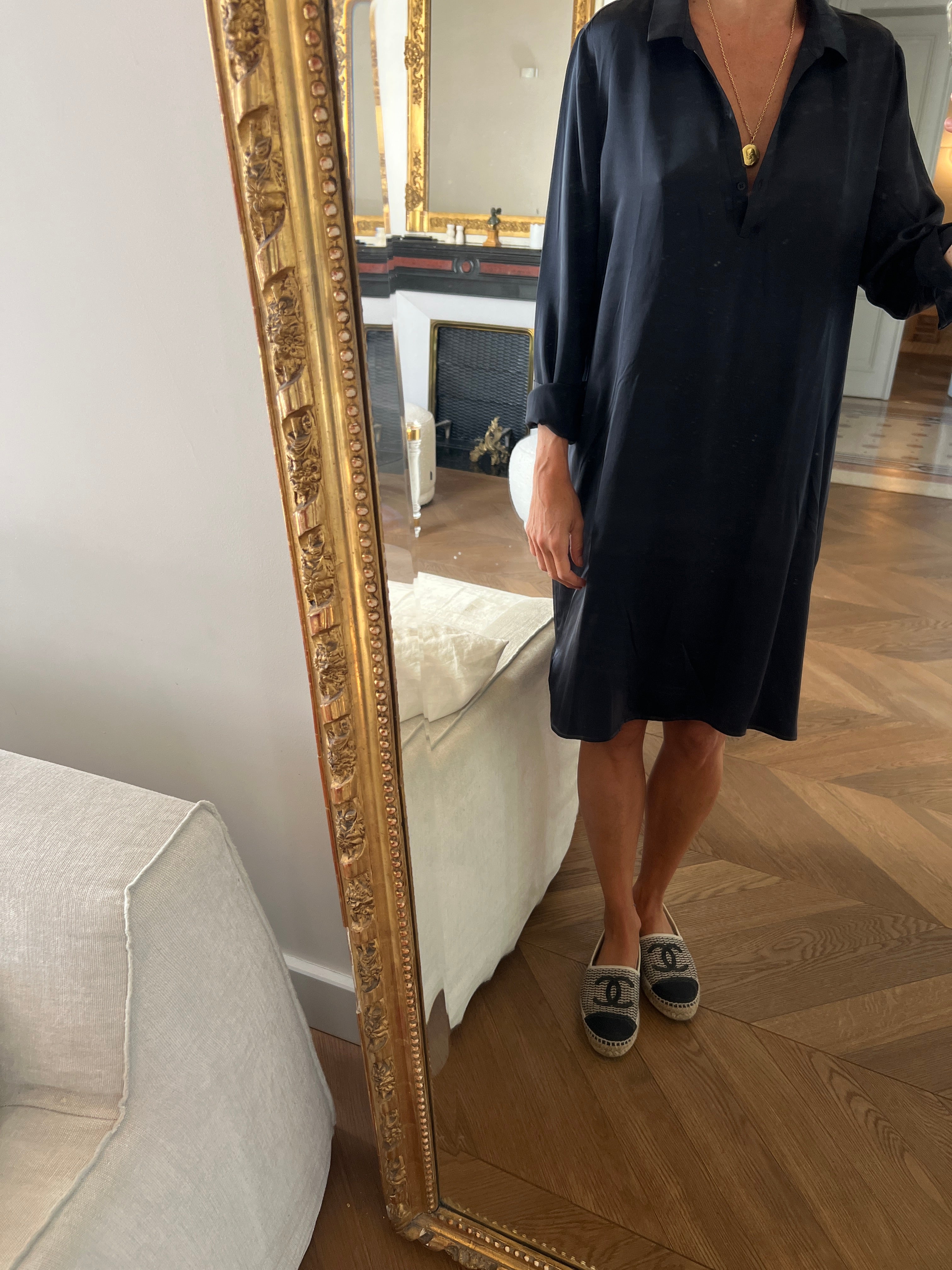 Robe Hartford en soie noire