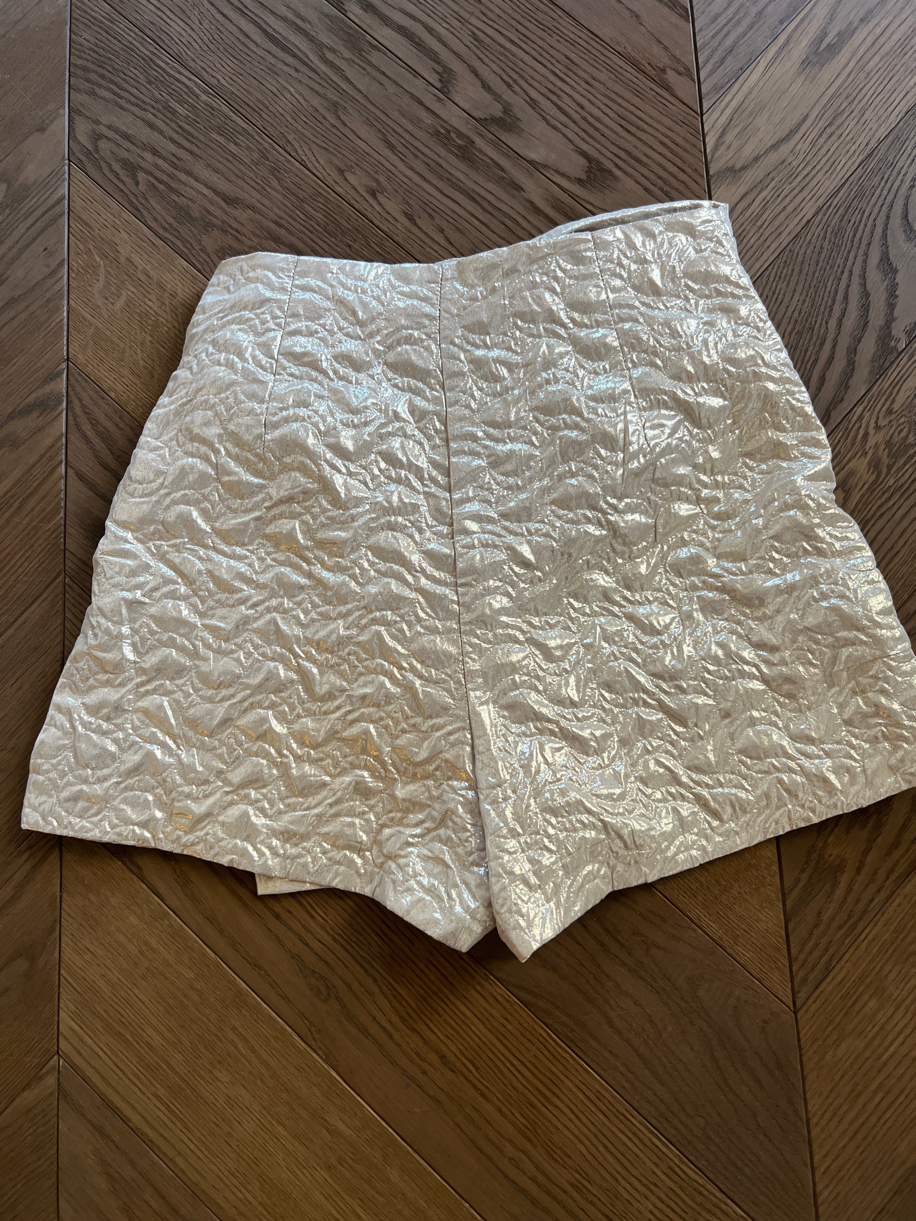 Zara - Jupe short dorée
