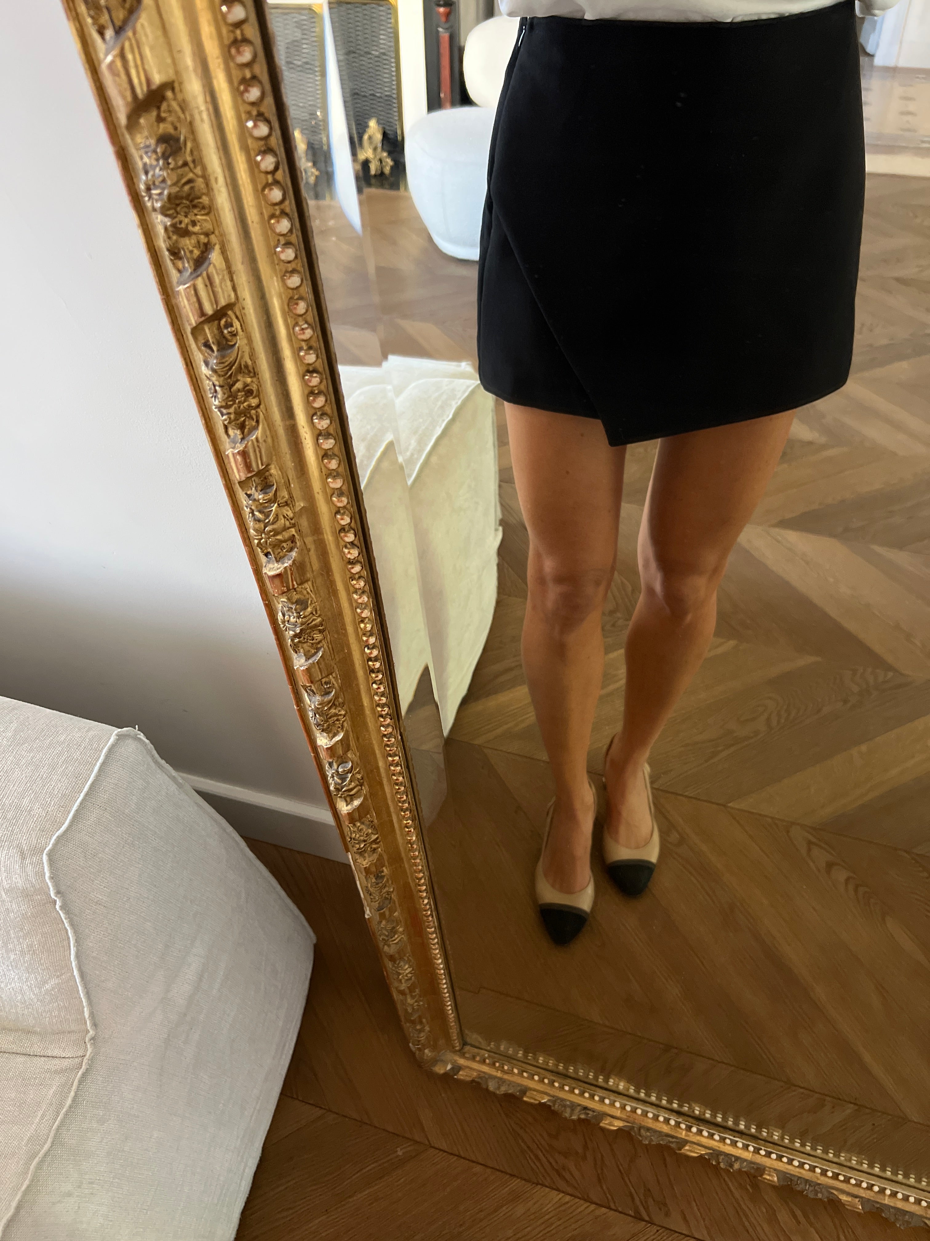 Zara - Jupe short noire